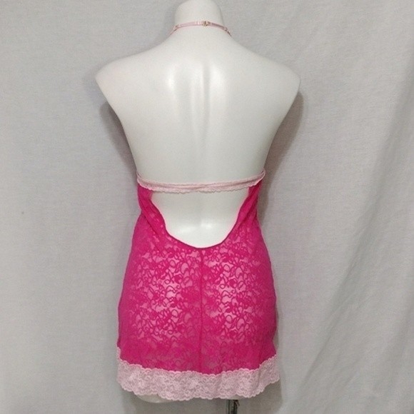 Victoria’s Secret The Lacie Lace Sexy Lingerie Sleepwear Large Sheer Elegant - Picture 4 of 6